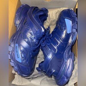 Authentic Purchased at Neiman Marcus
Blue Balenciaga Sneakers 
Good condition